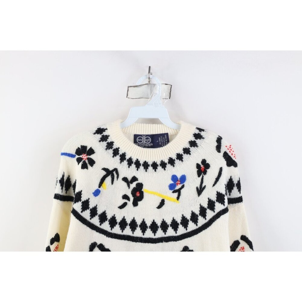 Vintage 70s Streetwear Womens Large Embroidered A… - image 2